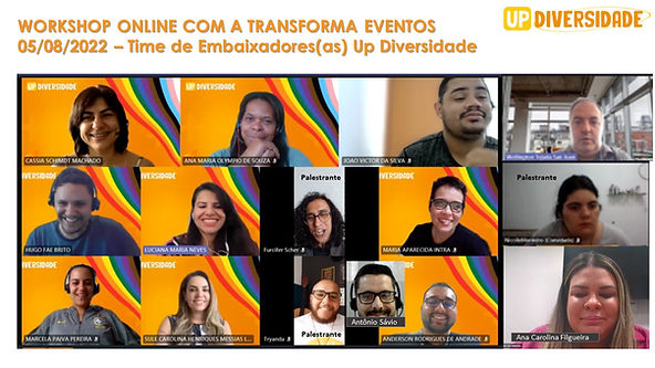 Up Brasil realiza 1º Workshop da Diversidade LGBTQI+