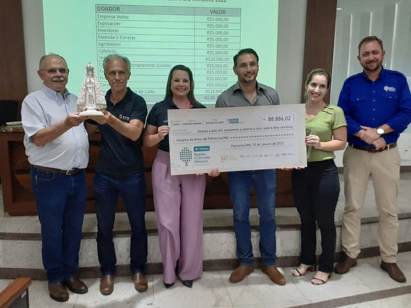 Região do Cerrado Mineiro faz doação ao Hospital do Câncer de Patrocínio