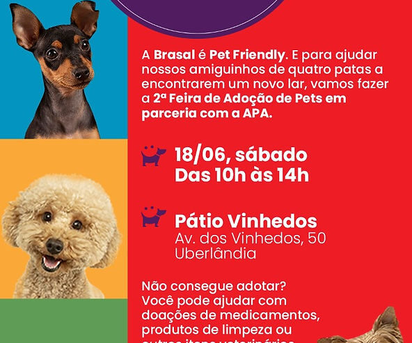 Brasal Incorporações realiza 2ª Feira de Adoção de Pets em parceria com a APA