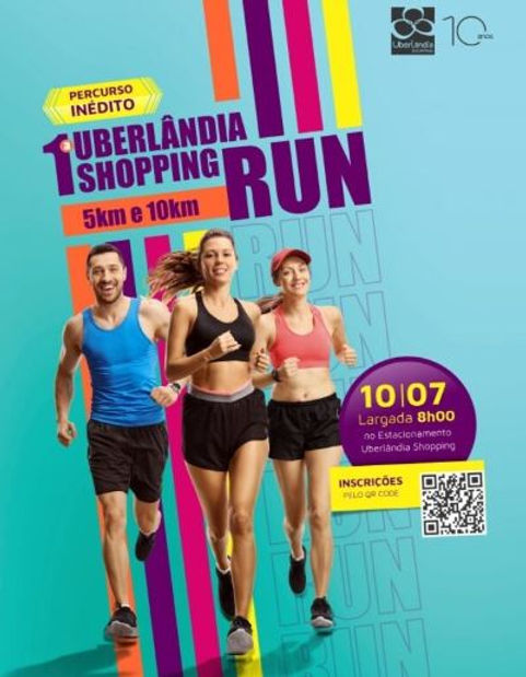 Abertas inscrições para a 1ª Uberlândia Shopping Run
