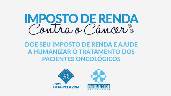 Pessoas físicas e jurídicas podem destinar o Imposto para conclusão do Centro de Cuidados Paliativos