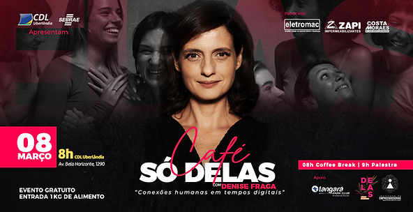 CDL Uberlândia traz atriz Denise Fraga para palestrar no Dia Internacional da Mulher