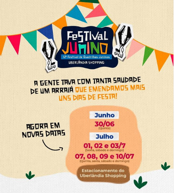 Uberlândia Shopping realiza Festival Junino com oito dias de festança