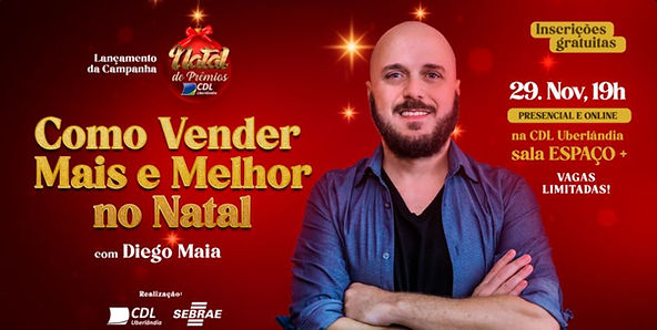 CDL Uberlândia traz programação voltada para empresários alavancarem as vendas de Natal