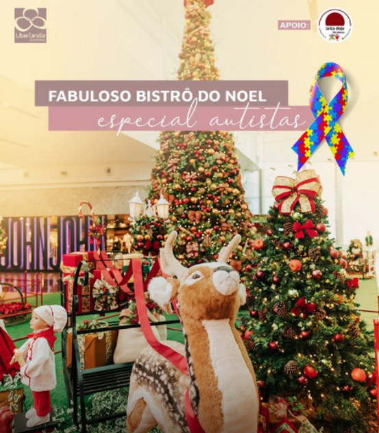 Uberlândia Shopping realiza ação de Natal especial para autistas