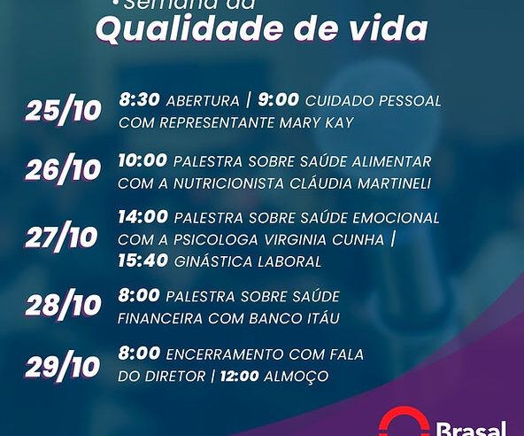 Brasal promove Semana da Qualidade de Vida