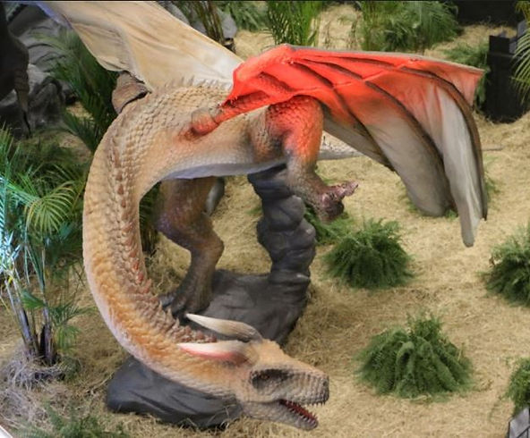 Exposição Internacional “Dragões” é uma das atrações de férias no Uberlândia Shopping