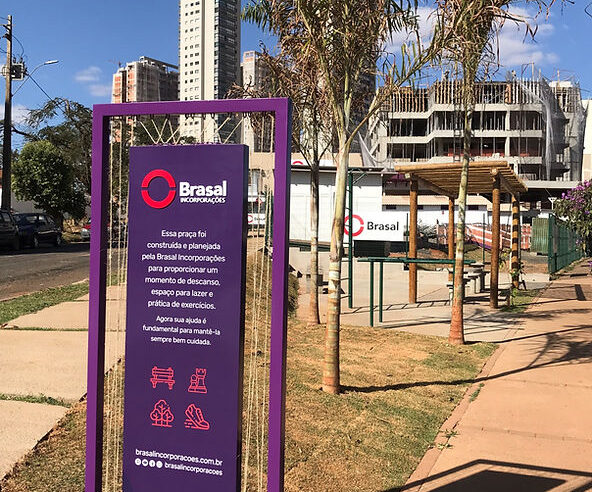 Brasal Incorporações constrói praça para comunidade na região Sul