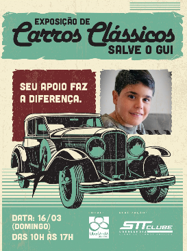 Uberlândia Shopping apoia Encontro de Carros Clássicos para ajudar criança com doença rara