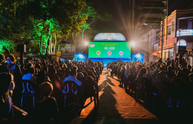 Cine Família na Praça leva telona ao ar livre para cinco cidades do interior de Minas Gerais