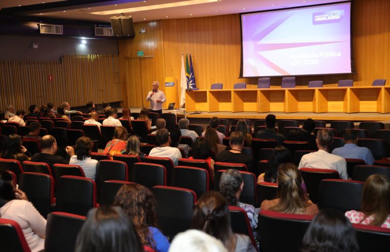 Orçamento municipal para Uberlândia em 2026 será de R$ 5,3 bilhões