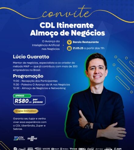 CDL Itinerante terá palestra sobre o impacto da inteligência artificial nas empresas