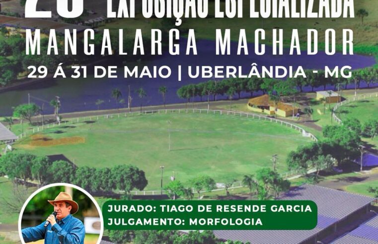 Uberlândia sedia 26ª Exposição Especializada do Mangalarga Marchador entre os dias 29 e 31 de maio