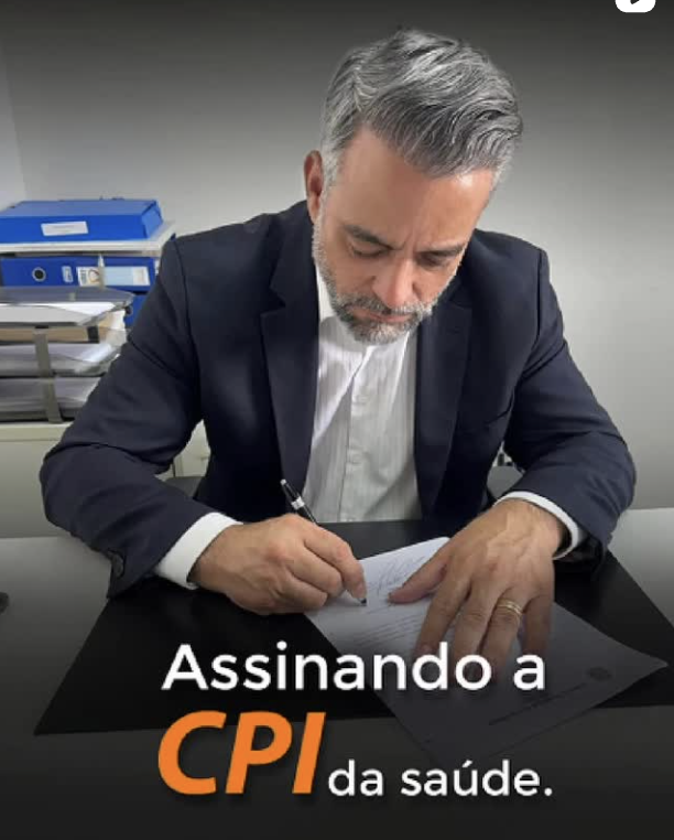 Vereador Zago protocola pedido de CPI para investigar desvio de R$ 6 milhões em programa de saúde em Uberlândia
