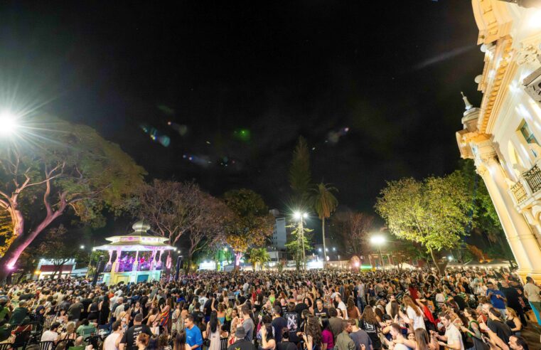 Fundinho Festival celebra centenário do Coreto Municipal e atrai oito mil pessoas em Uberlândia