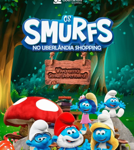 Uberlândia Shopping recebe a mágica Vila dos Smurfs 