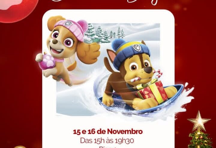 Fim de semana especial no Uberlândia Shopping tem encontro com Chase e Skye da Patrulha Canina