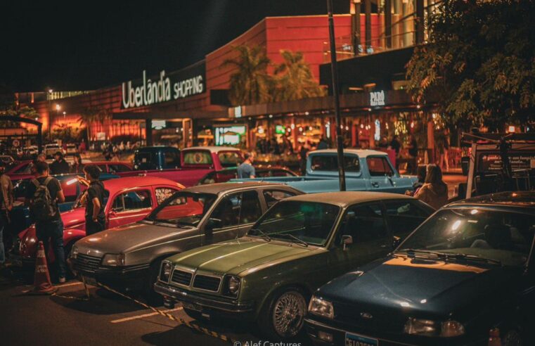 Encontro de carros clássicos abre a temporada 2026 no Uberlândia Shopping