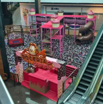 Contagem regressiva: Parque do Garfield encerra temporada no Uberlândia Shopping no dia 28