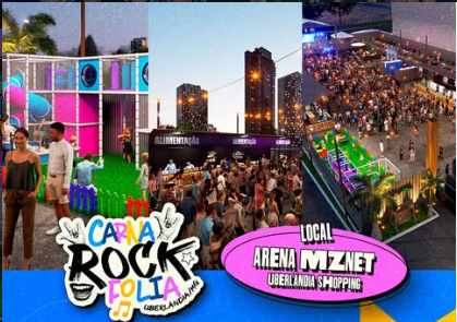 Uberlândia Shopping recebe Carna Rock Folia