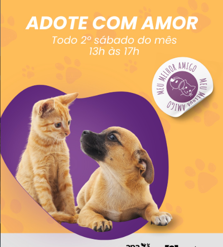 Todos os pets da feira de adoção no Uberlândia Shopping foram apadrinhados 