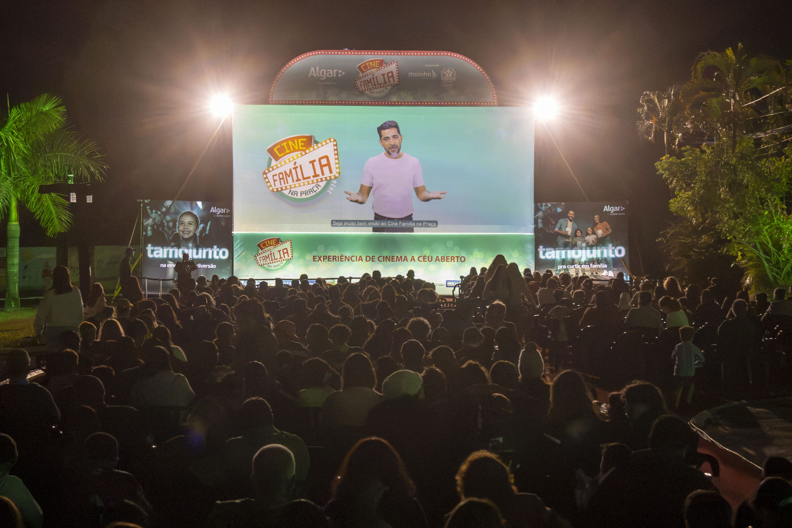 Cine Família na Praça chega pela primeira vez a Uberlândia